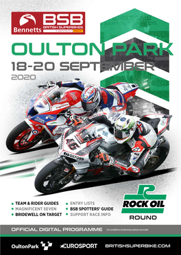 Oulton Park 18-20 September 2020