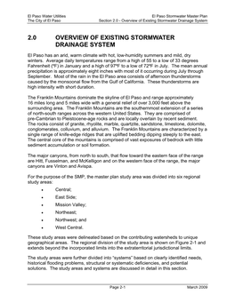 2.0 Overview of Existing Stormwater Drainage System