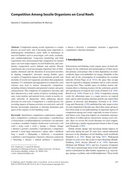 Competition Among Sessile Organisms on Coral Reefs