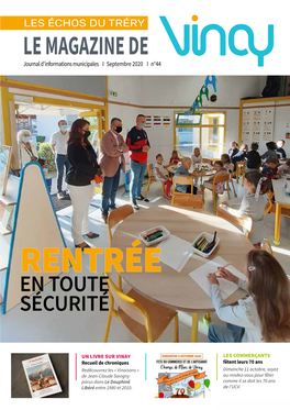 LE MAGAZINE DE Journal D’Informations Municipales Septembre 2020 N°44