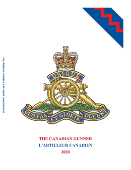 The Canadian Gunner L'artilleur Canadien 2020