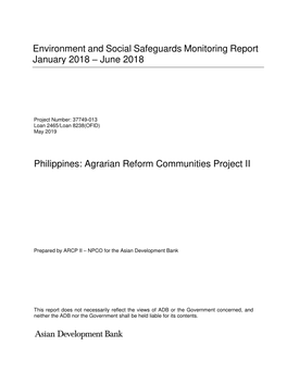 Agrarian Reform Communities Project II