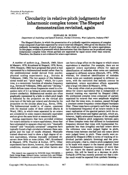 Circularity in Relative Pitch Judgments for Inharmonic Complex Tones: the Shepard Demonstration Revisited, Again