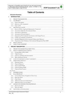 Table of Contents Executive Summary 1