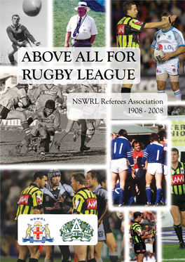 Above All for Rugby League