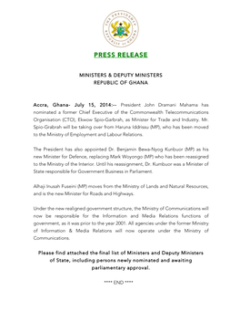 Press Release