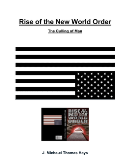 Rise of the New World Order