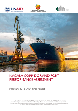 Nacala Corridor and Port Performance Assessment