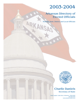 Arkansas Directory of Elected Officials Charlie Daniels
