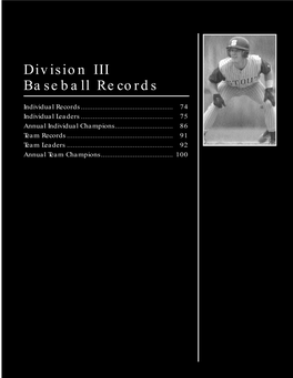 2002 NCAA Baseball and Softball Records Book