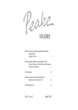 Peake Studies 14-2 April 2015