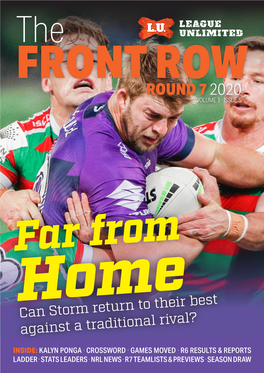 The FRONT ROW ROUND 7 2020 VOLUME 1 · ISSUE 5