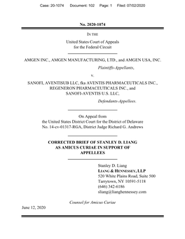 No. 2020-1074 United States Court of Appeals for the Federal