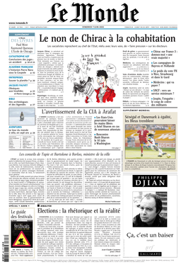 LE MONDE/PAGES&lt;UNE&gt;