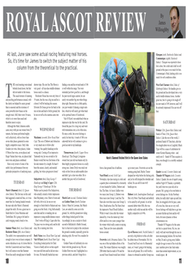 Royal Ascot Review by James Willoughby