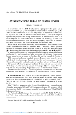 On Nonstandard Hulls of Convex Spaces