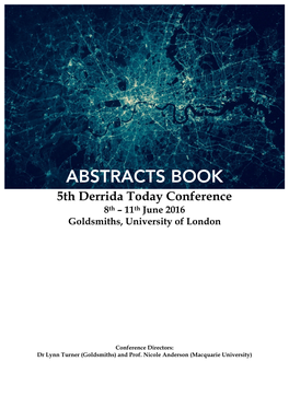 Abstract Booklet 2016