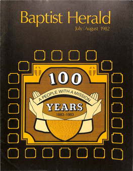 Baptist Herald Is Not a Com­ Plete History of the Mission Socie­ Ty, but the Rev