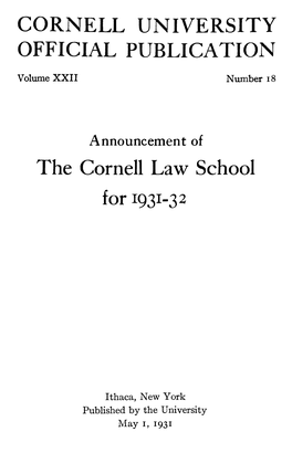 The Cornell Law School