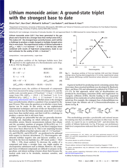 Lithium Monoxide Anion: a Ground-State Triplet with the Strongest Base to Date