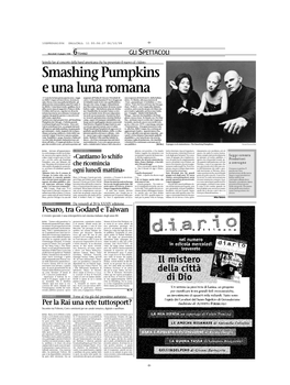 Smashing Pumpkins E Una Luna Romana