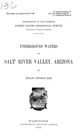 Salt River Valley, Arizona