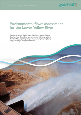 Environmental Flows Assessment for the Lower Yellow River