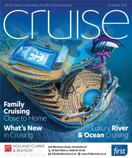 What's New in Cruising Luxury River & Ocean Cruising Family Cruising
