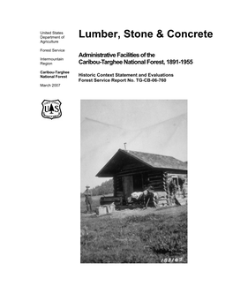 Lumber, Stone & Concrete