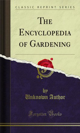 The Encyclopedia of Gardening