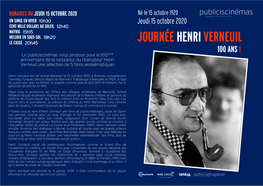 Programme 4 Pages Journee Henri Verneuil