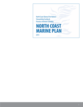 North Coast Marine Plan 2015