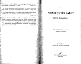 Claybaugh Uncle Tom Intro.Pdf