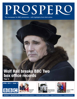 Wolf Hall Breaks BBC Two Box Office Records Page 10