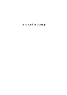 The Sound of Worship