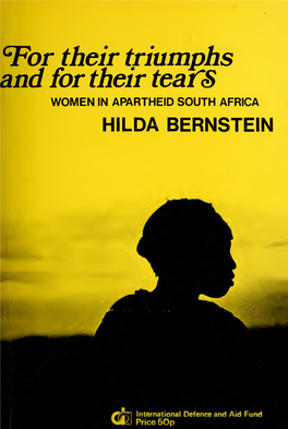 Conditions and Resistance of Women in Apartheid South Africa