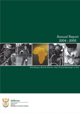 Republic of South Africa Department of Defence Annual Report 2005