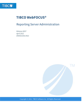 Reporting Server Administration Release 8207