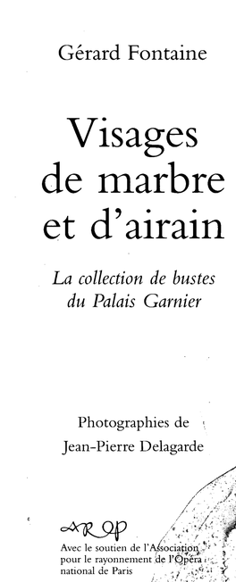 Visages De Marbre Et D'airain