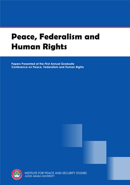 Peace, Federalism and Human Rights