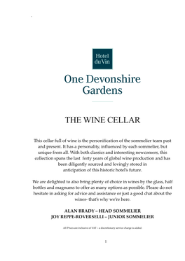 The Wine Cellar