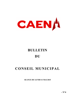 Bulletin Du Conseil Municipal