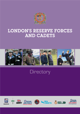 London's Reserve Forces and Cadets Directory