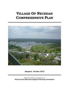 Village of Necedah Comprehensive Plan