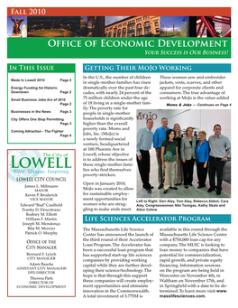 Office of Economic Development Your Success Is Our Business!