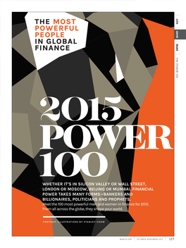 The Most Powerful People in Global Finance