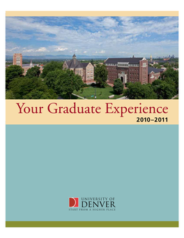 Your Graduate Experience