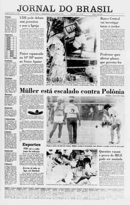 Segunda-Feira, 16 De Junho De 1986 Ano XCVI