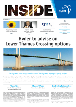 Hyder to Advise on Lower Thames Crossing Options