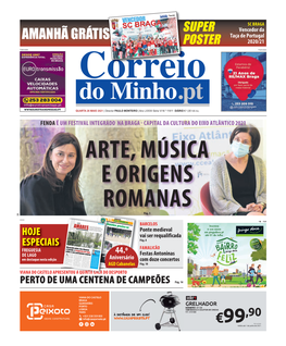 AMANHÃ GRÁTIS Taça De Portugal POSTER 2020/21 Publicidade Correio Publicidade Do Minho.Pt